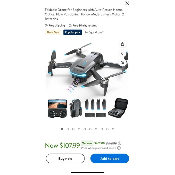 Lightweight GPS Drone w/ HD Camera - Picture 3 of 3